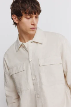 Sobrecamisa lino overshirt