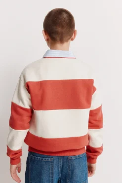 Sudadera a rayas "Maybe" ni&ntilde;o