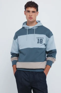 Sudadera capucha cortes