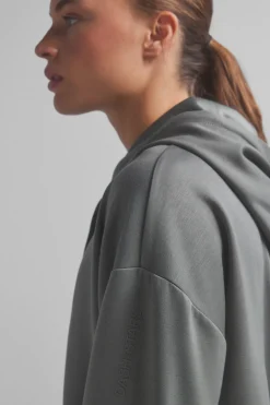 Sudadera capucha suave kaki