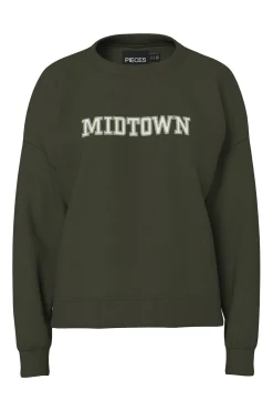Sudadera casual verde Midtown