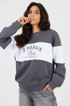 Sudadera con bordado
