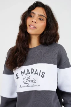 Sudadera con bordado