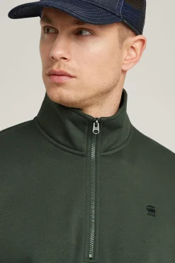 Sudadera con cierre de cremallera en el cuello