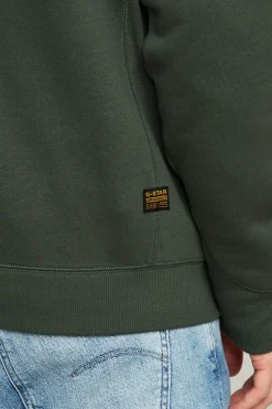 Sudadera con cierre de cremallera en el cuello