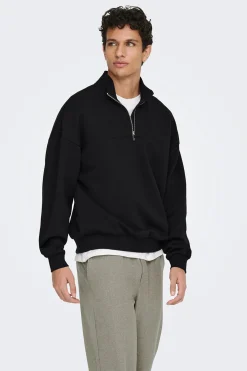 Sudadera con cremallera.