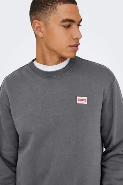 Sudadera con detalle frontal