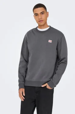 Sudadera con detalle frontal