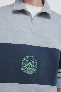 Sudadera cortes escudo