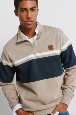 Sudadera cremallera cortes