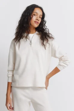 Sudadera cuello cremallera