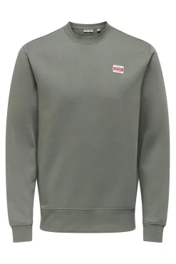 Sudadera cuello redondo