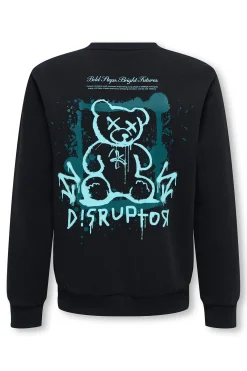 Sudadera cuello redondo