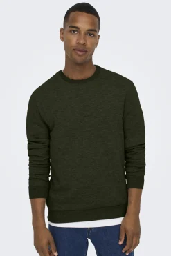 Sudadera cuello redondo