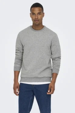 Sudadera cuello redondo