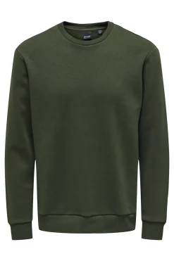 Sudadera cuello redondo