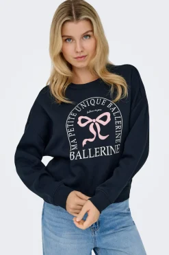 Sudadera cuello redondo