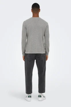 Sudadera cuello redondo