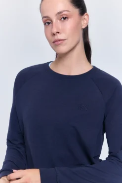 Sudadera cuello redondo