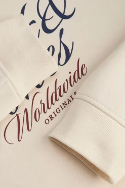 Sudadera cuello redondo logo