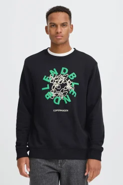 Sudadera cuello redondo logo