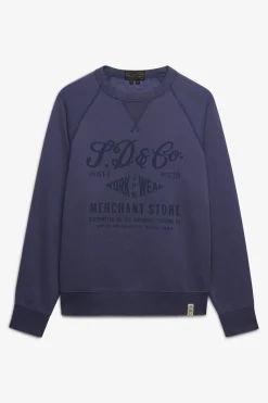 Sudadera cuello redondo logo