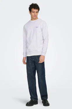 Sudadera de cuello redondo