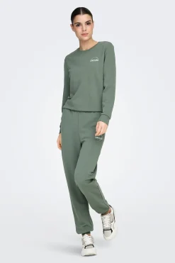 Sudadera deportiva cuello redondo