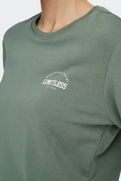 Sudadera deportiva cuello redondo