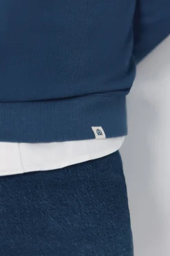 Sudadera estructura cuello caja