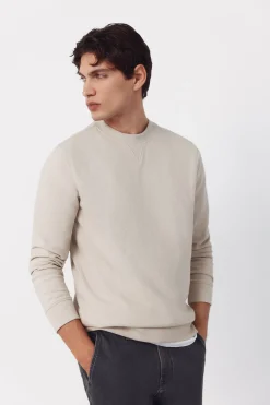 Sudadera estructura cuello caja