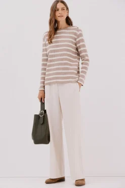 Sudadera estructura rayas