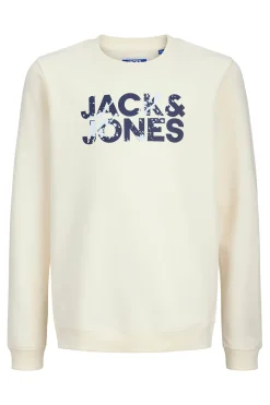 Sudadera felpada estampada logo