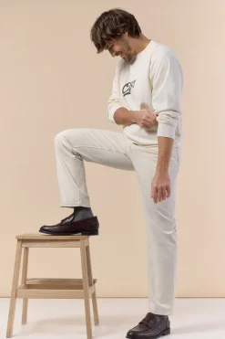 Sudadera logo cuello redondo