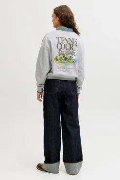 Sudadera loose Tennis Court