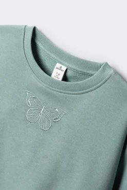 Sudadera mariposa ni&ntilde;a