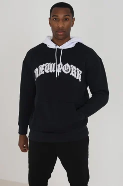 Sudadera oversize con bordado