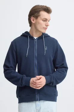 Sudadera piqu&eacute; con capucha