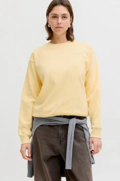 Sudadera regular cuello redondo