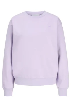 Sudadera regular cuello redondo