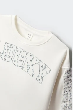 Sudadera volantes lucky ni&ntilde;a