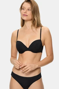 Sujetador con aros de suave microfibra