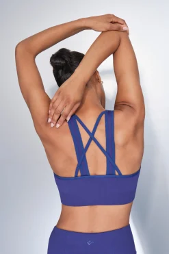 Sujetador deportivo azul SEAMLESS FIT
