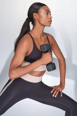 Sujetador deportivo 4D STRETCH negro animal print