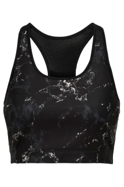 Sujetador deportivo reversible negro/estampado