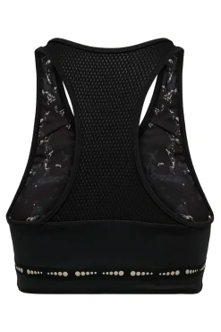 Sujetador deportivo reversible negro/estampado