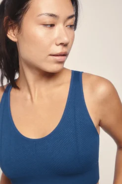 Sujetador deportivo SEAMLESS COMFORT azul marino