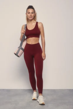 Sujetador deportivo SEAMLESS COMFORT burdeos