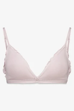 Sujetador triangular algod&oacute;n rosa NATURAL