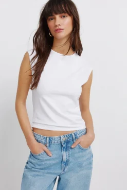 Top básico sin mangas algodón